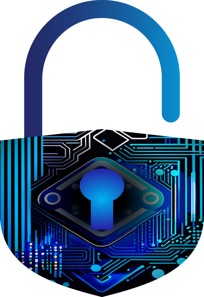 Modern Technology Cybersecurity Icon Crop-out png