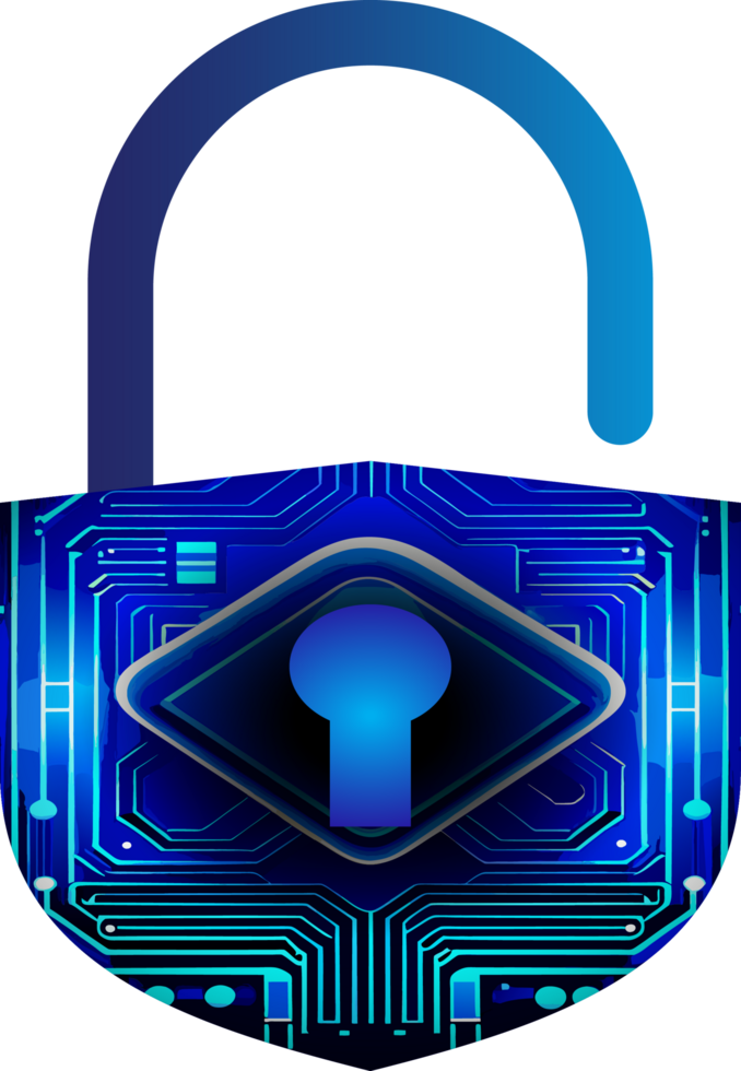 Modern Technology Cybersecurity Icon Crop-out png