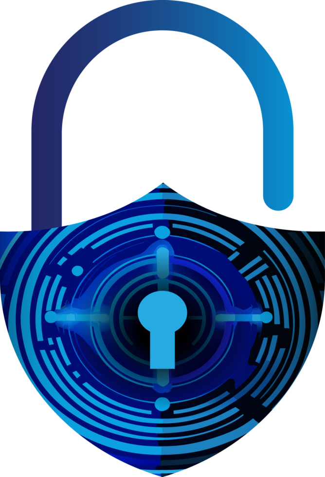 Modern Technology Cybersecurity Icon Crop-out png