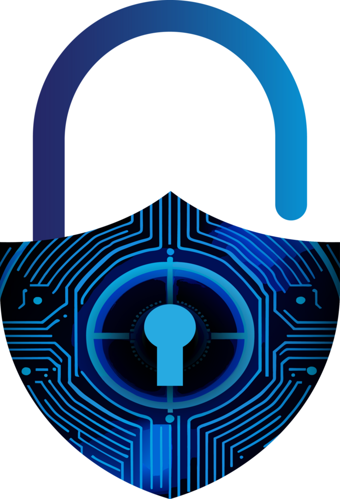 Modern Technology Cybersecurity Icon Crop-out png