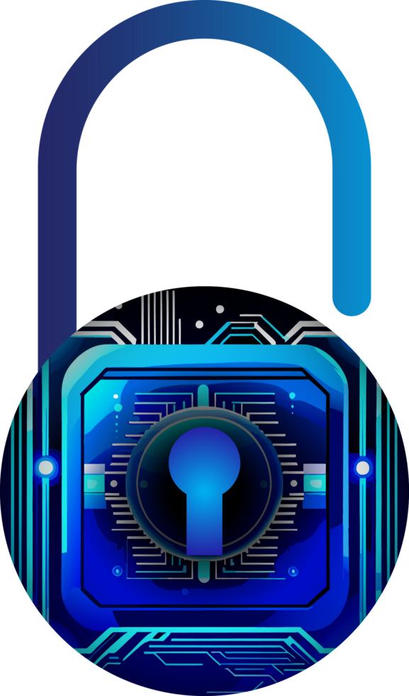 Modern Technology Cybersecurity Icon Crop-out png