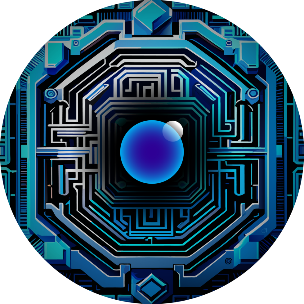 Modern Technology Cybersecurity Icon Crop-out png
