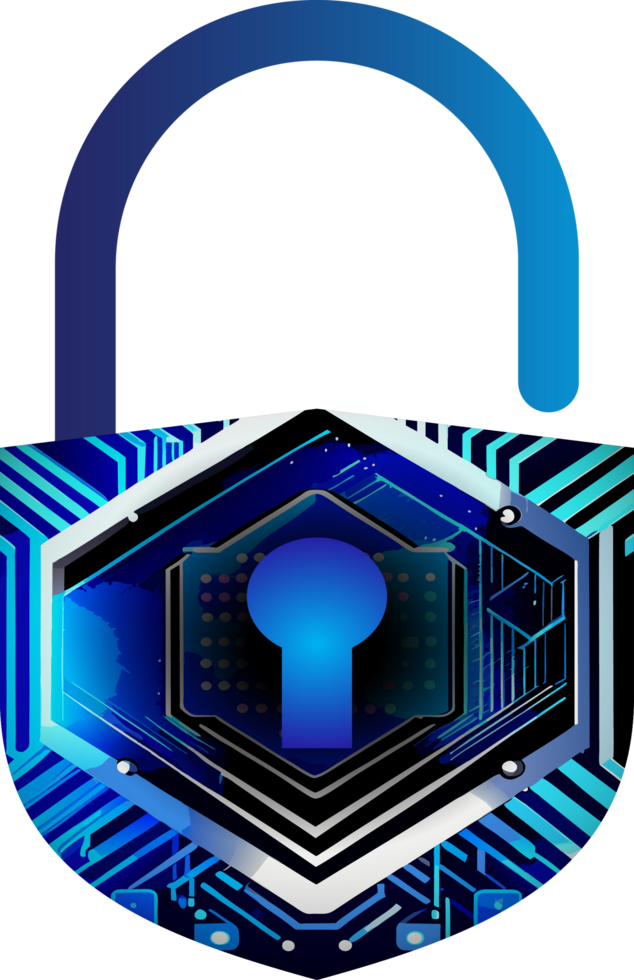 Modern Technology Cybersecurity Icon Crop-out png