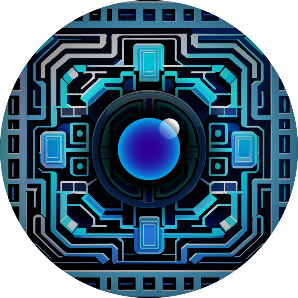 Modern Technology Cybersecurity Icon Crop-out png
