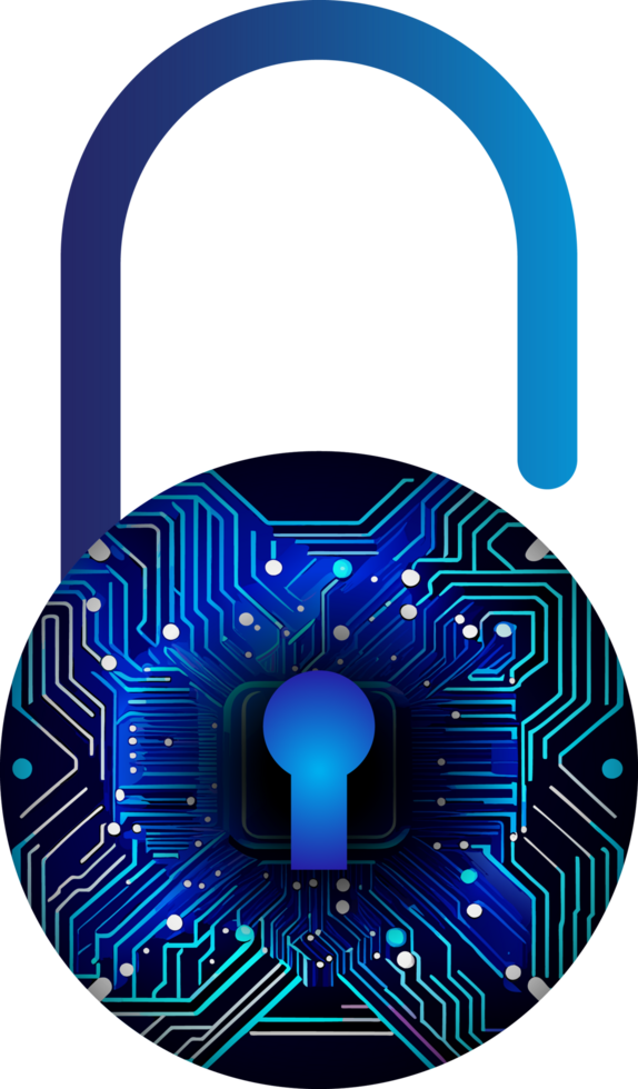 Modern Technology Cybersecurity Icon Crop-out png