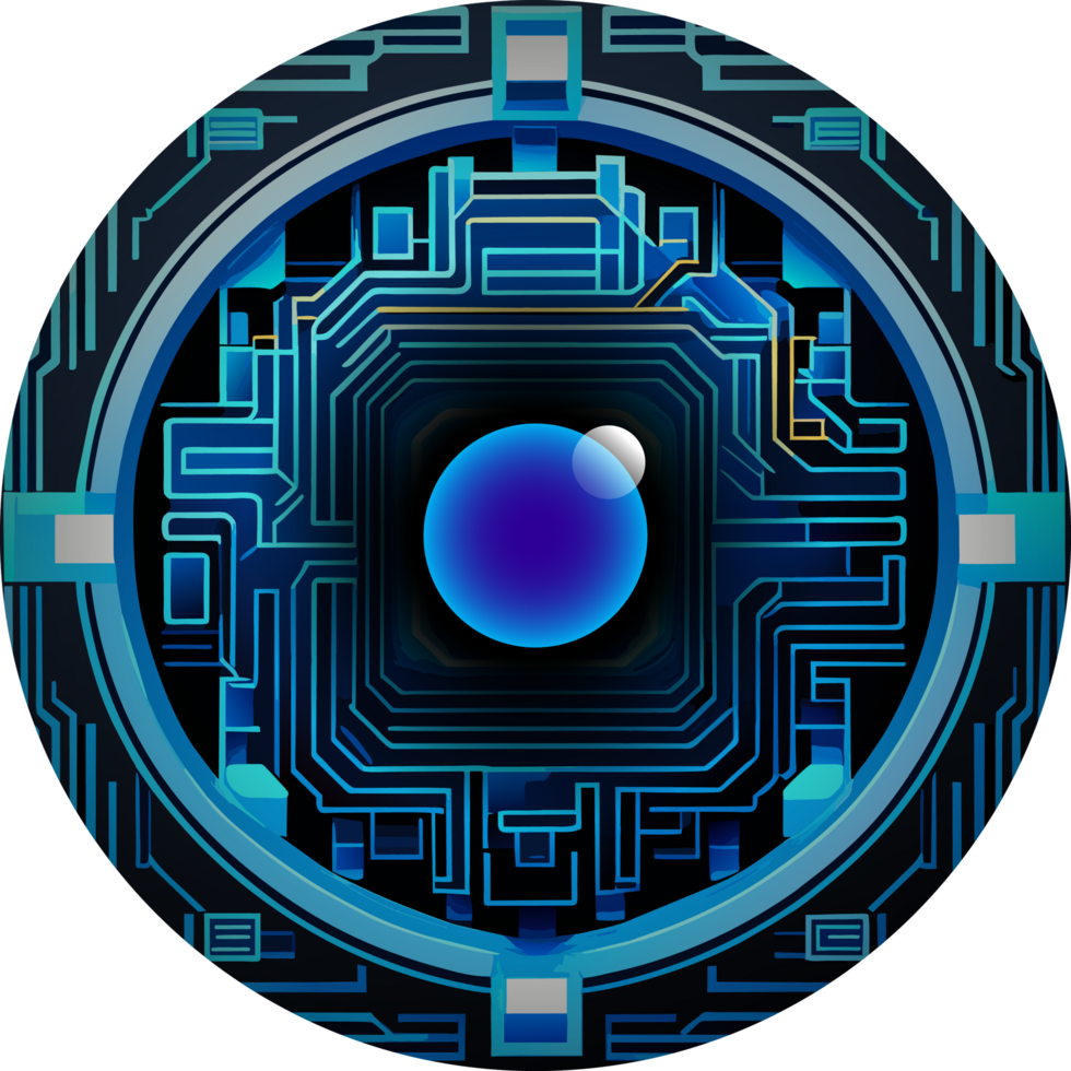 Modern Technology Cybersecurity Icon Crop-out png