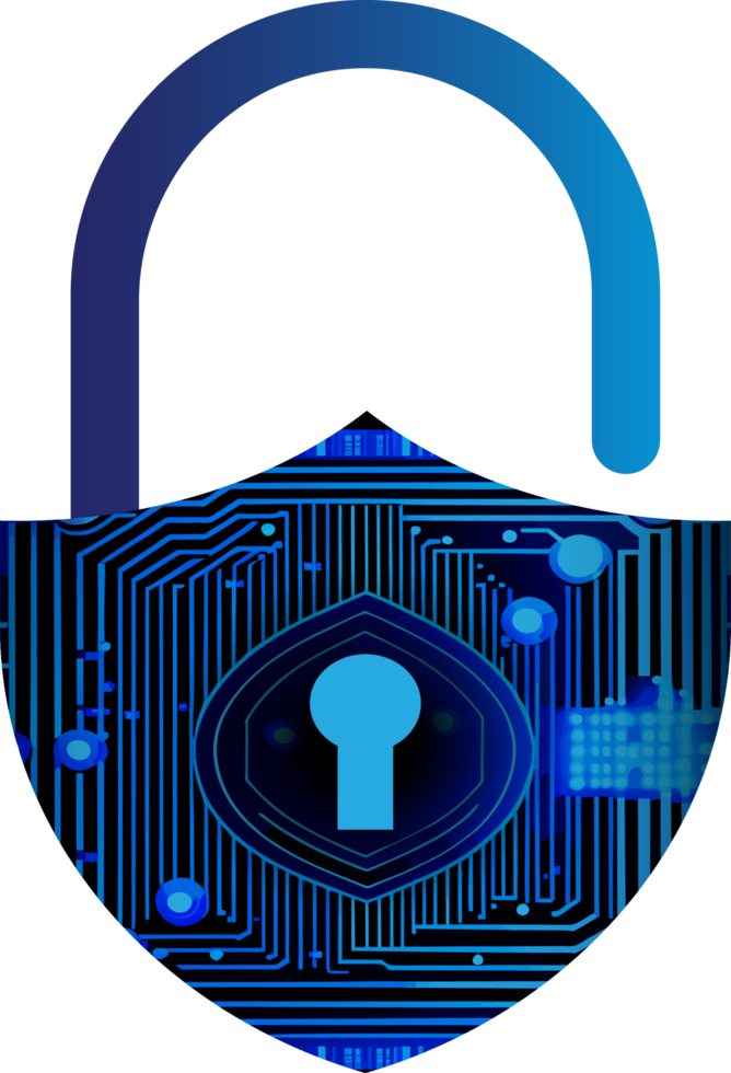 Modern Technology Cybersecurity Icon Crop-out png