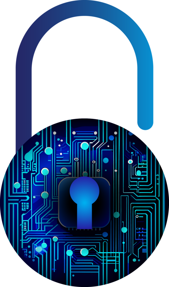 Modern Technology Cybersecurity Icon Crop-out png