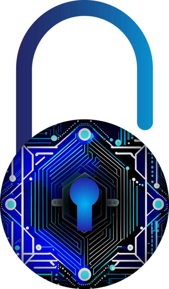 Modern Technology Cybersecurity Icon Crop-out png