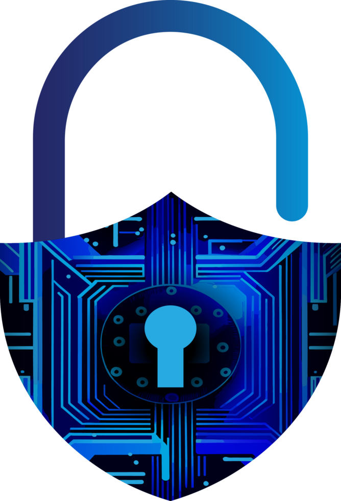 Modern Technology Cybersecurity Icon Crop-out png