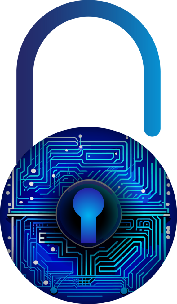 Modern Technology Cybersecurity Icon Crop-out png