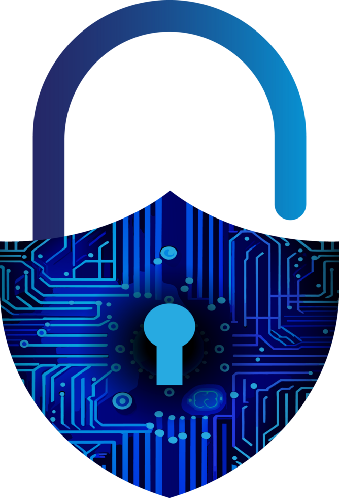 Modern Technology Cybersecurity Icon Crop-out png