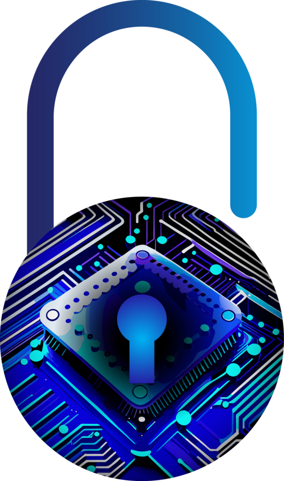 Modern Technology Cybersecurity Icon Crop-out png