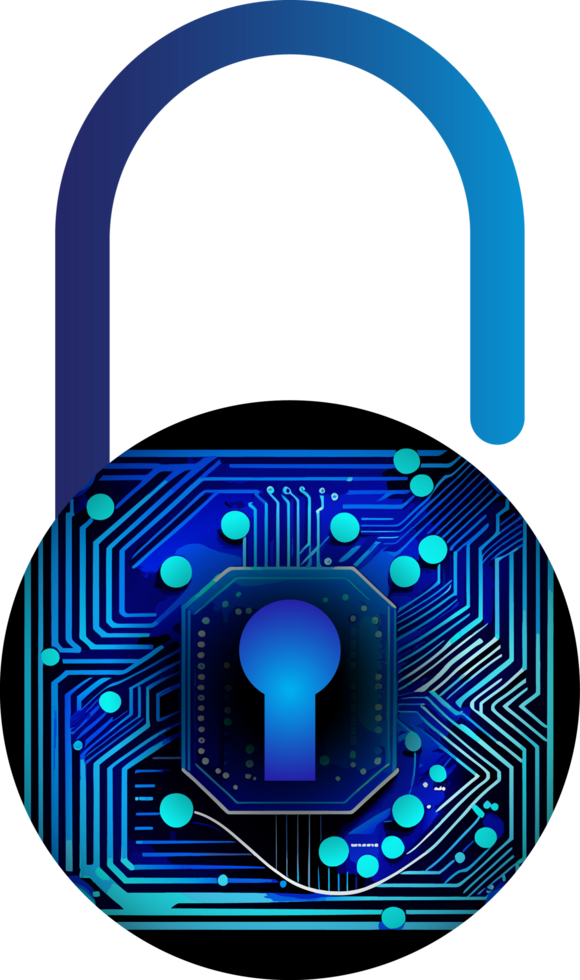 Modern Technology Cybersecurity Icon Crop-out png