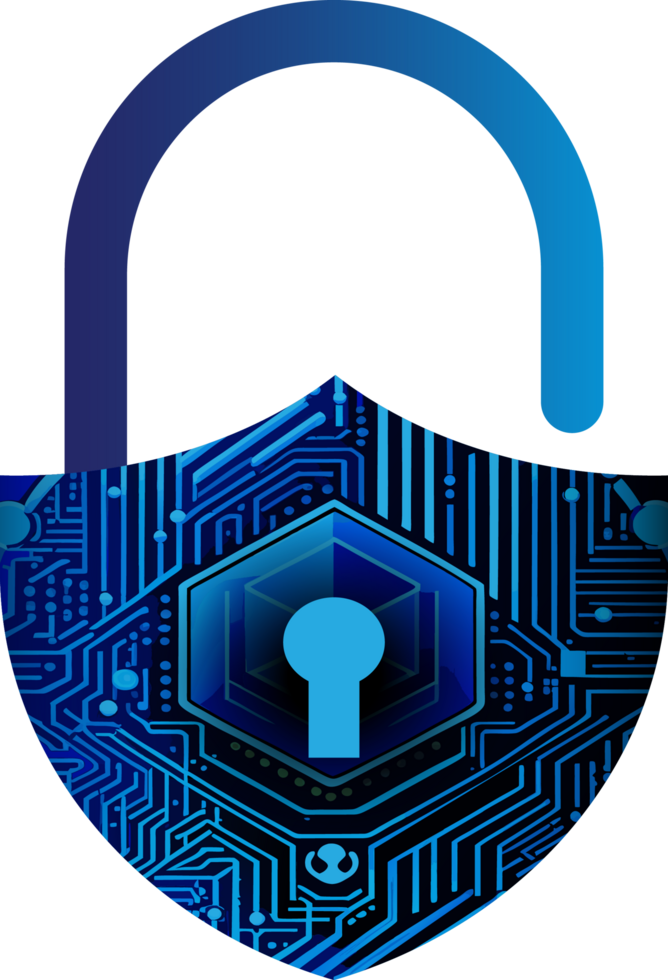 Modern Technology Cybersecurity Icon Crop-out png