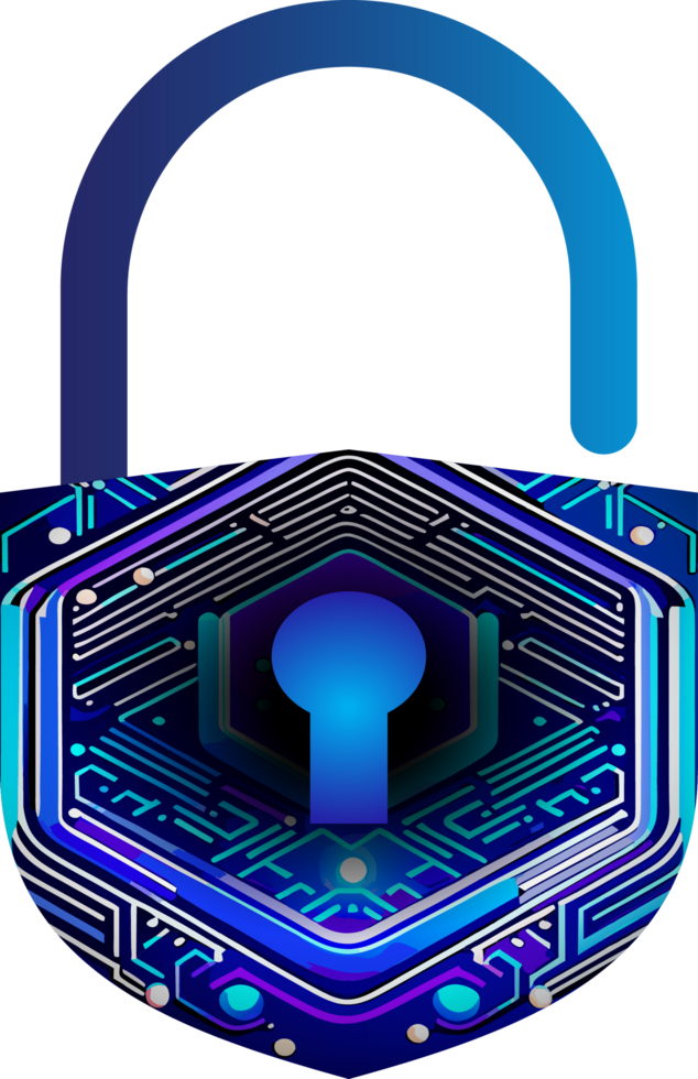 Modern Technology Cybersecurity Icon Crop-out png