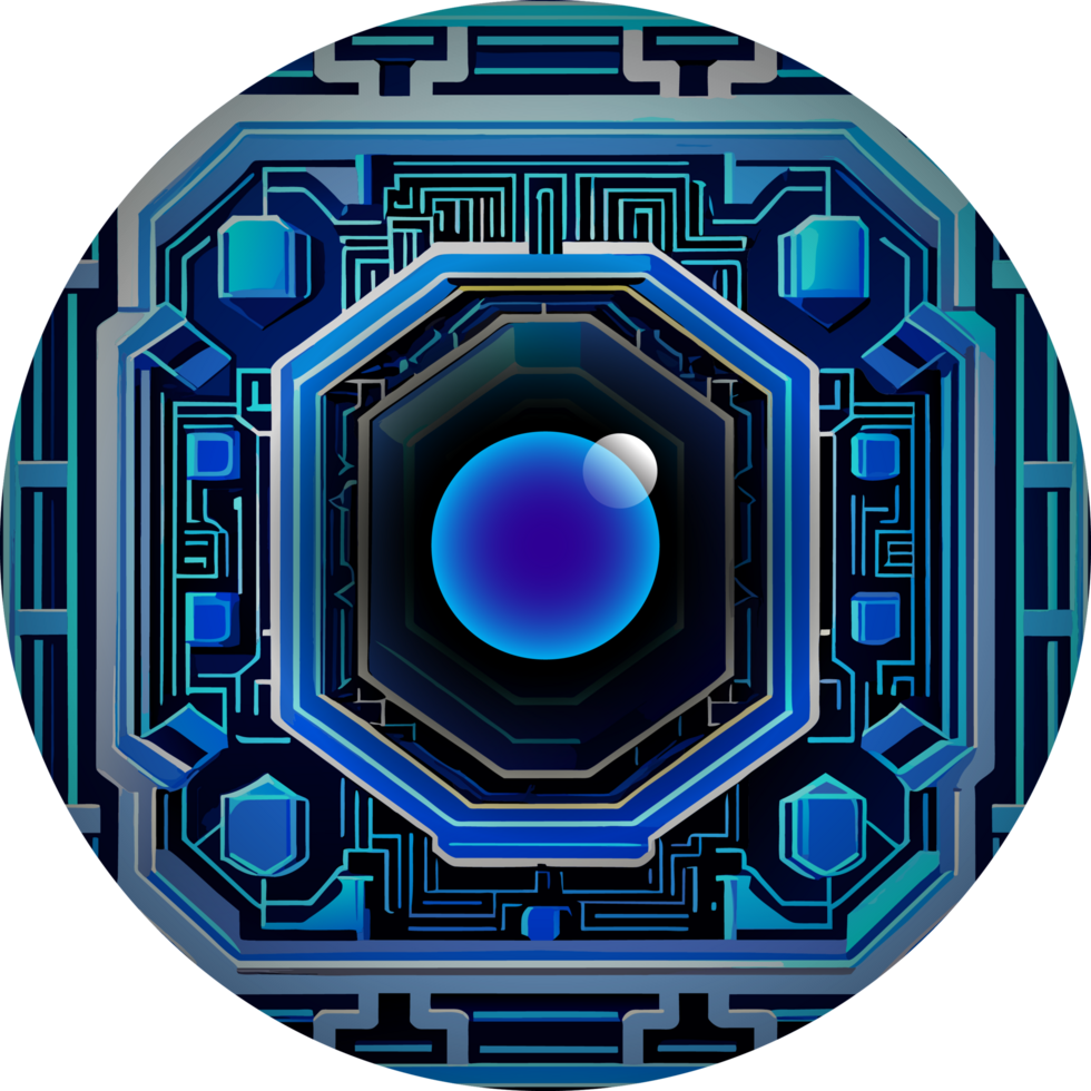 Modern Technology Cybersecurity Icon Crop-out png