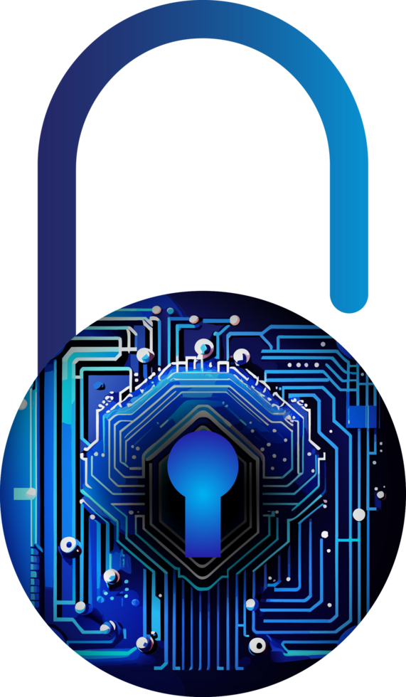 Modern Technology Cybersecurity Icon Crop-out png
