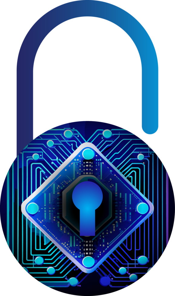 Modern Technology Cybersecurity Icon Crop-out png