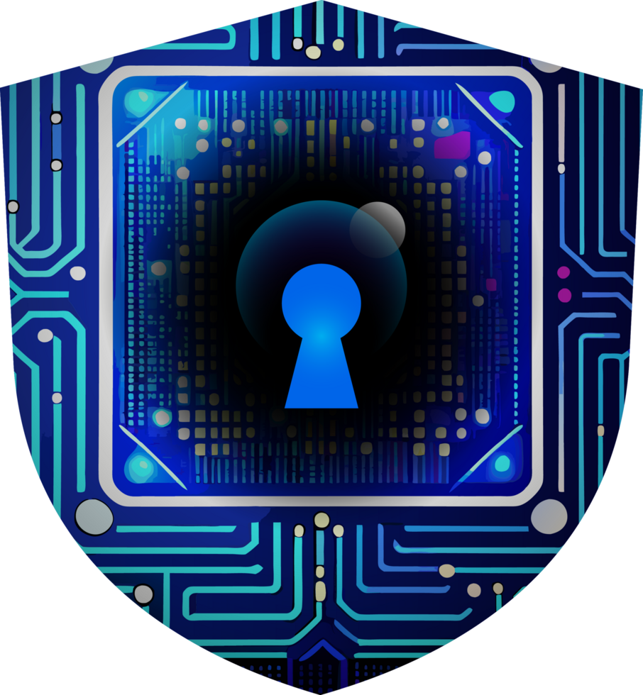 Modern Technology Cybersecurity Icon Crop-out png