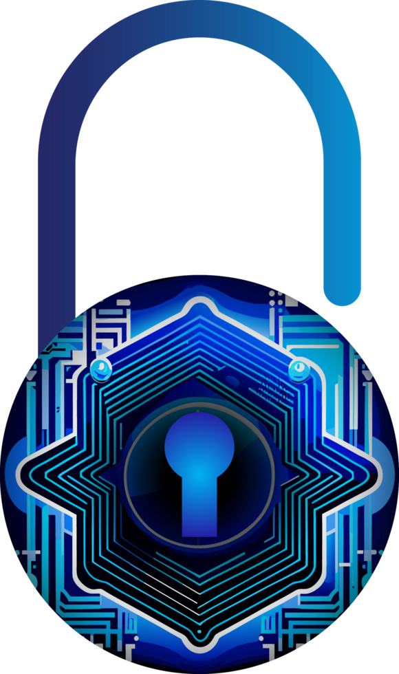 Modern Technology Cybersecurity Icon Crop-out png