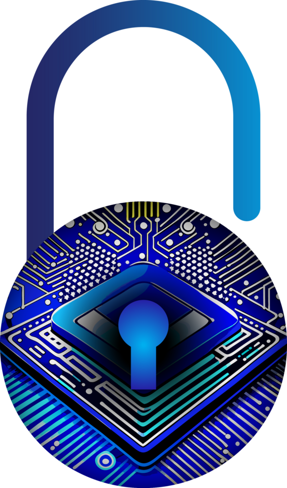 Modern Technology Cybersecurity Icon Crop-out png