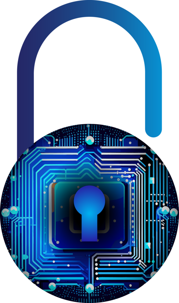 Modern Technology Cybersecurity Icon Crop-out png