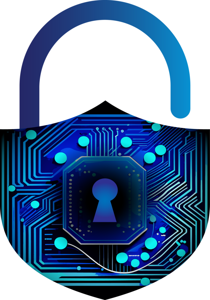 Modern Technology Cybersecurity Icon Crop-out png