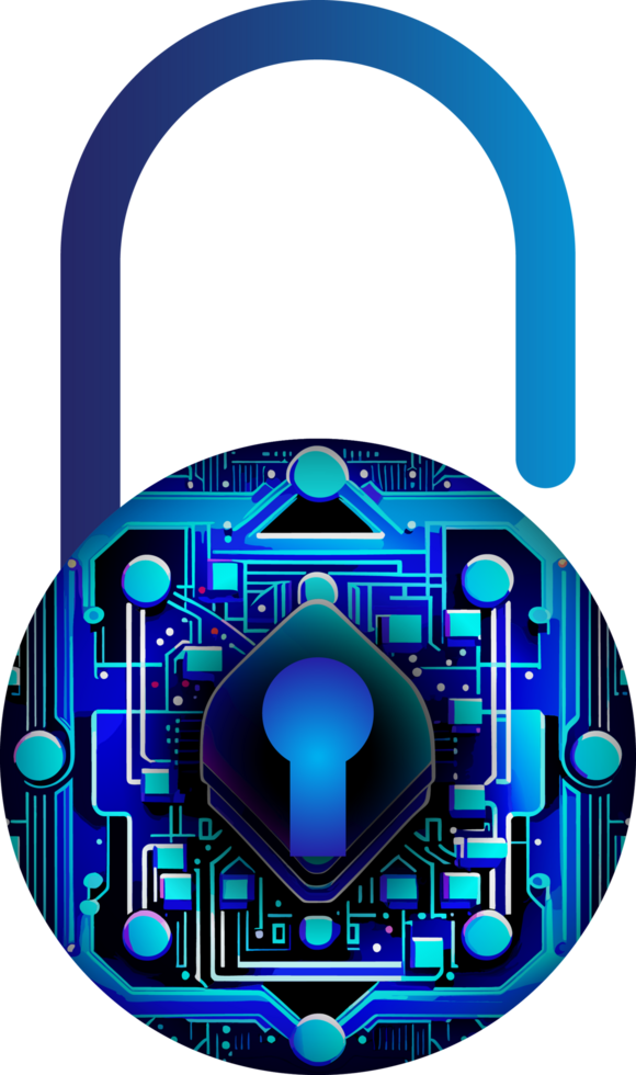 Modern Technology Cybersecurity Icon Crop-out png