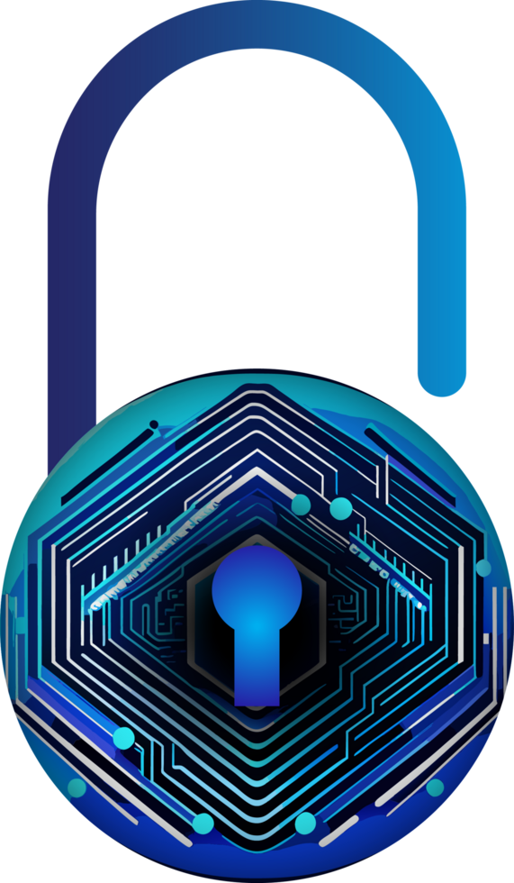 Modern Technology Cybersecurity Icon Crop-out png
