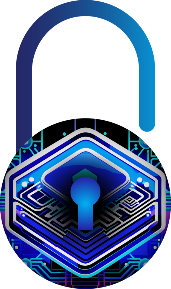 Modern Technology Cybersecurity Icon Crop-out png
