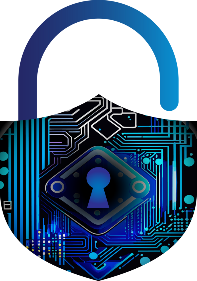 Modern Technology Cybersecurity Icon Crop-out png