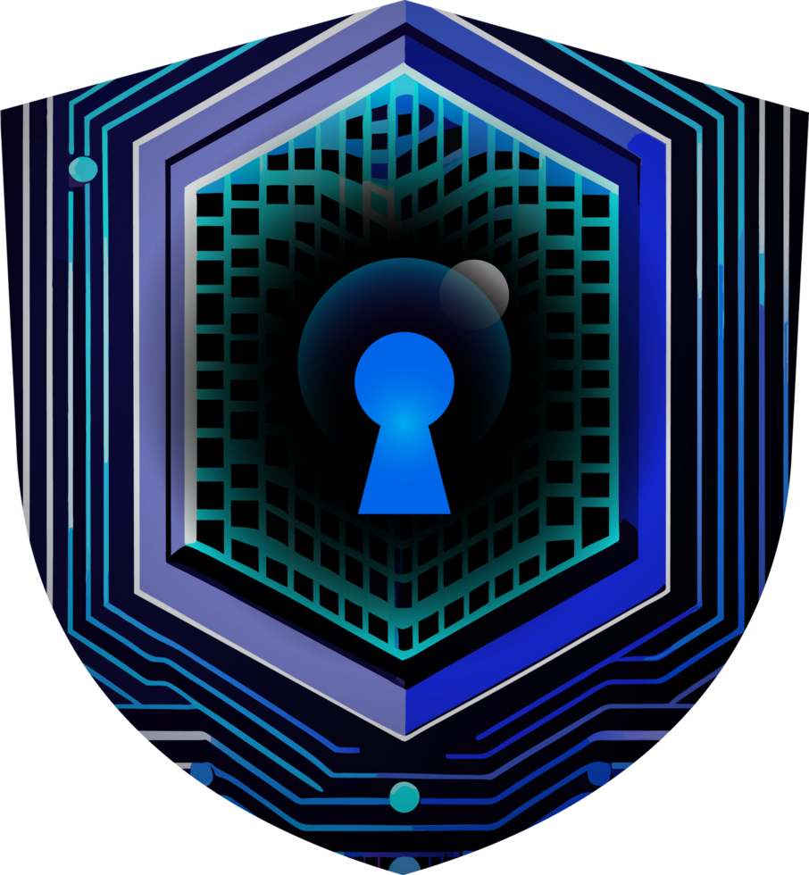 Modern Technology Cybersecurity Icon Crop-out png
