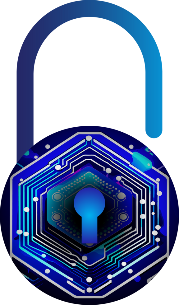 Modern Technology Cybersecurity Icon Crop-out png