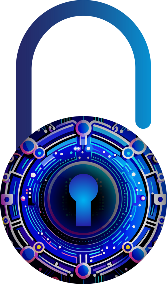 Modern Technology Cybersecurity Icon Crop-out png