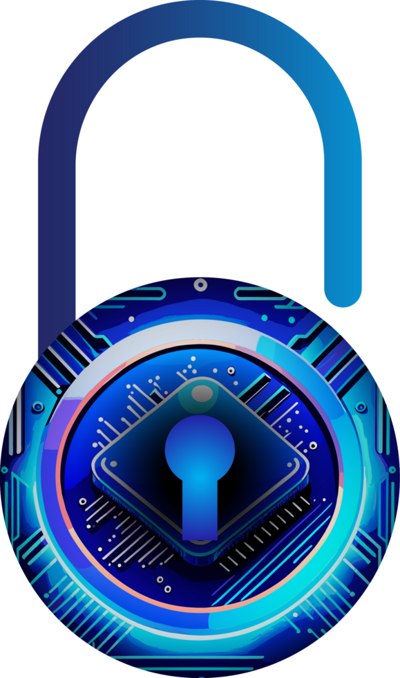 Modern Technology Cybersecurity Icon Crop-out png