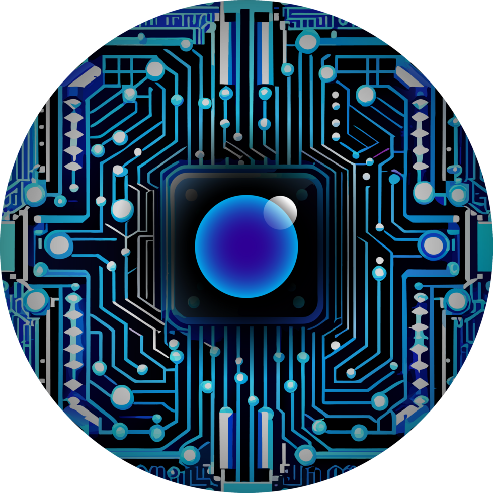 moderno tecnologia sicurezza informatica icona ritagliare png