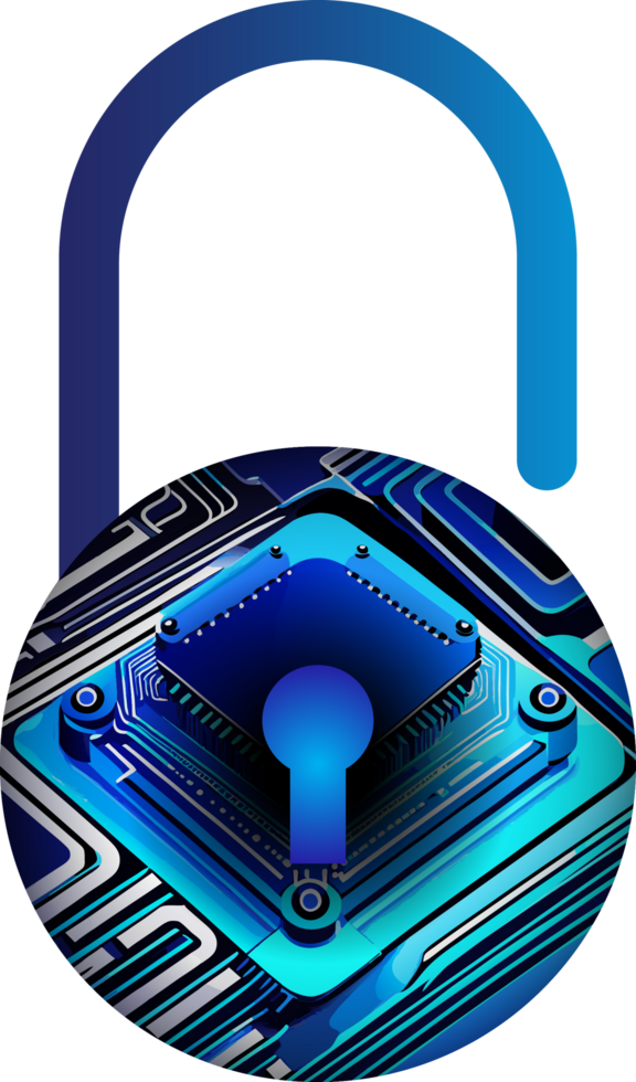 Modern Technology Cybersecurity Icon Crop-out png