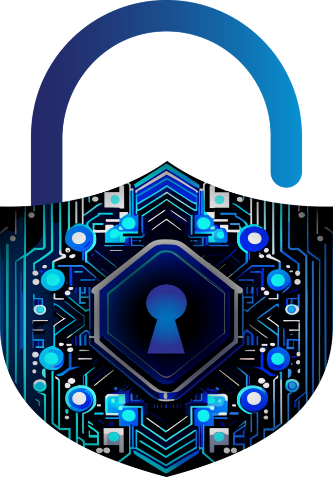 Modern Technology Cybersecurity Icon Crop-out png