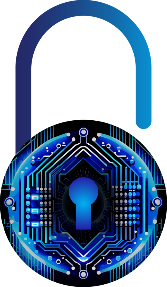 Modern Technology Cybersecurity Icon Crop-out png