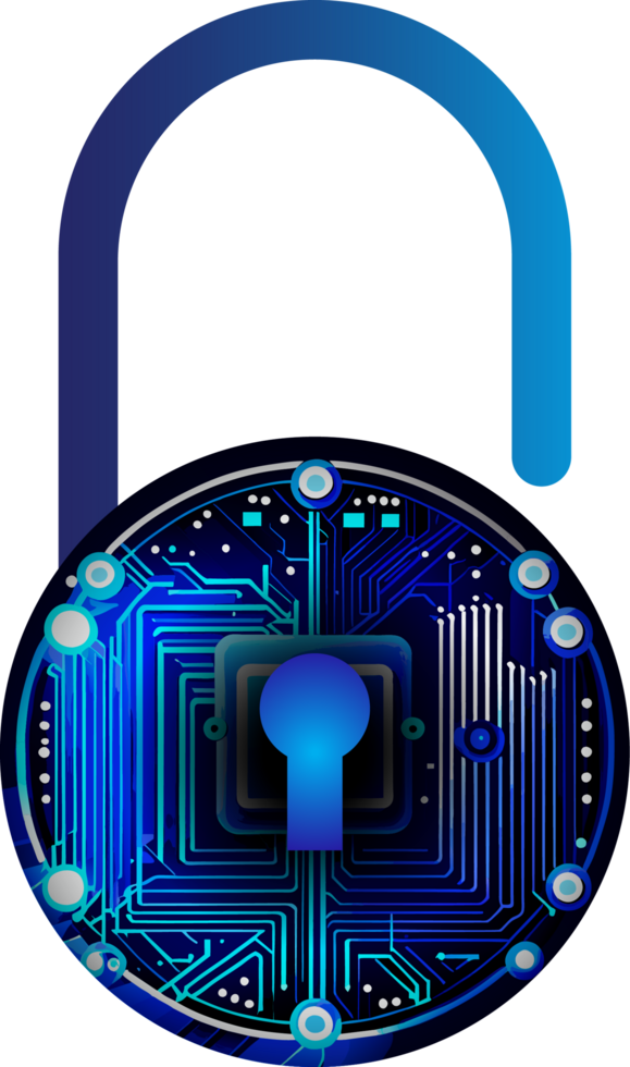 Modern Technology Cybersecurity Icon Crop-out png