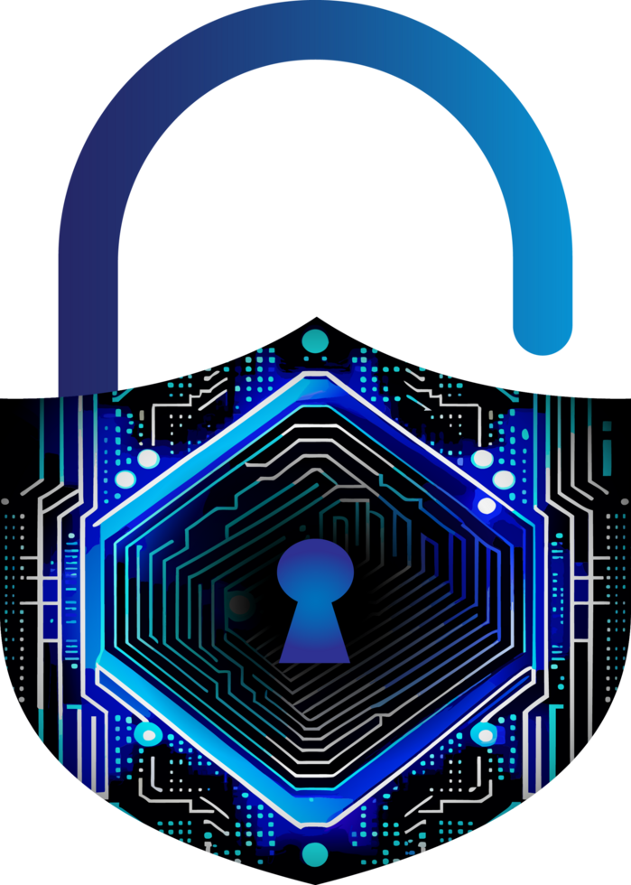 Modern Technology Cybersecurity Icon Crop-out png