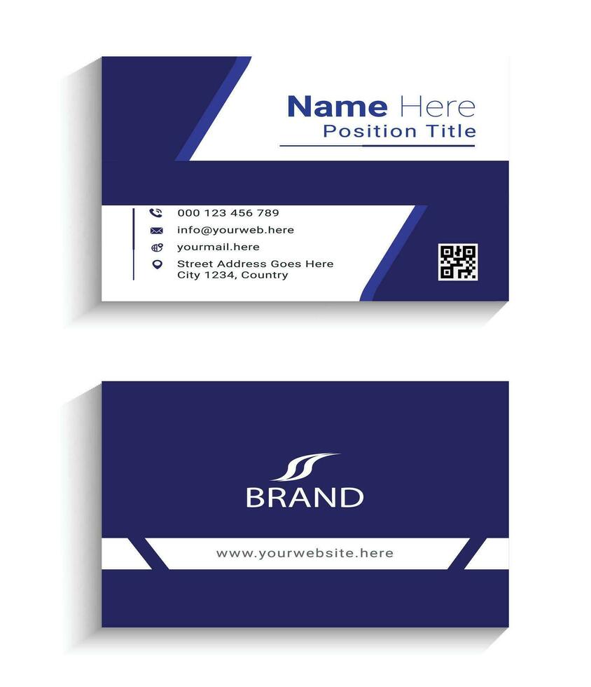 new  creative and modern business card design template vector