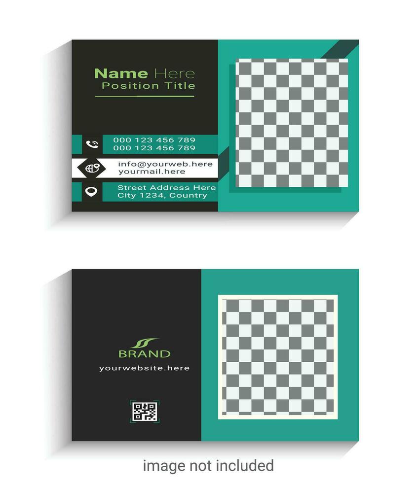 new  creative and modern business card design template vector