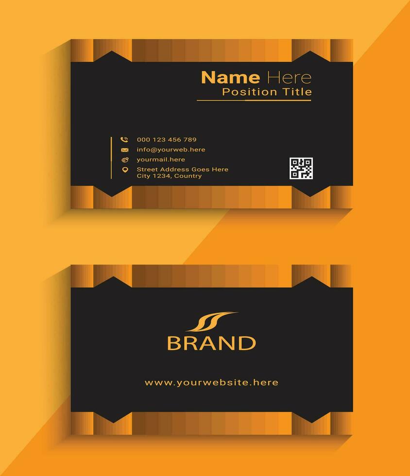 new  creative and modern business card design template vector