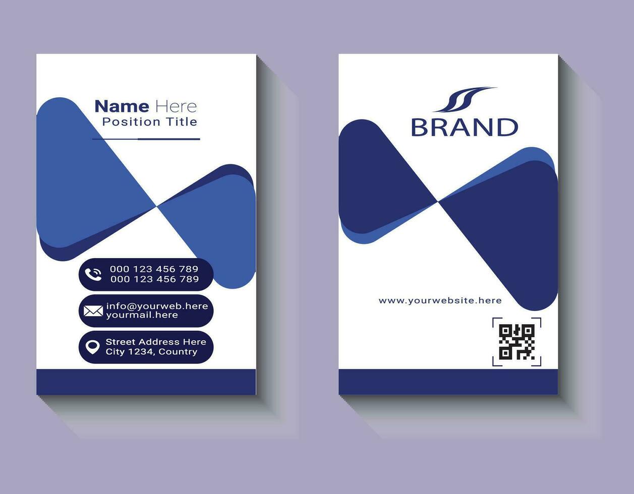 new  creative and modern business card design template vector