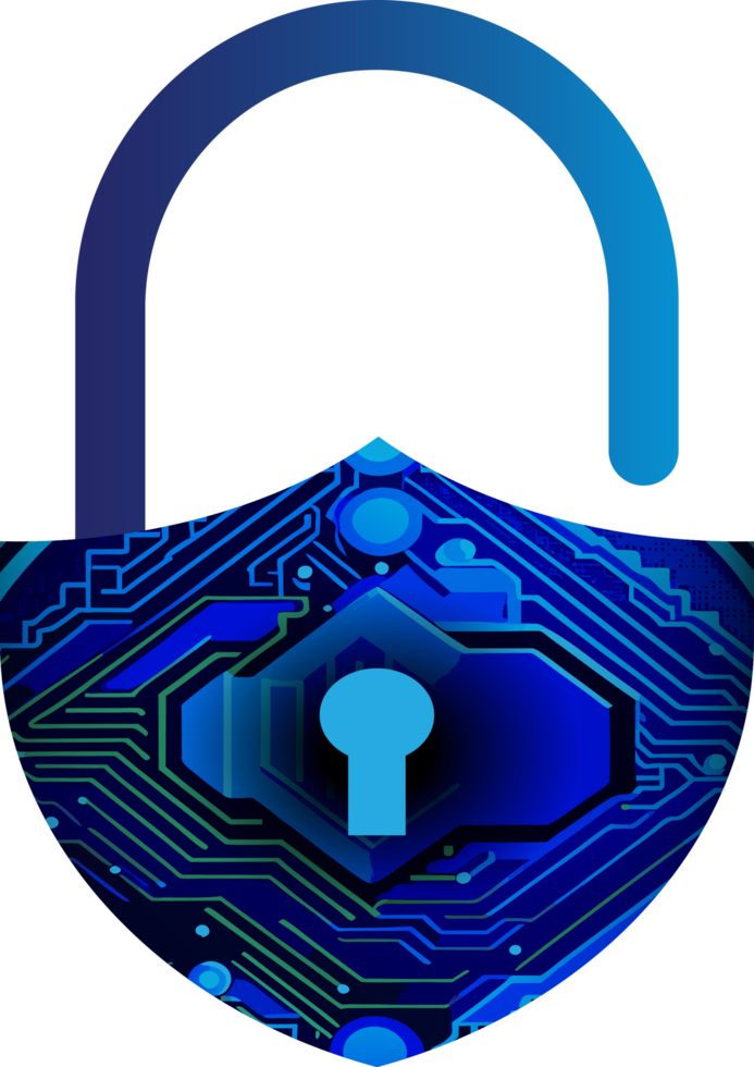 Modern Technology Cybersecurity Icon Crop-out png