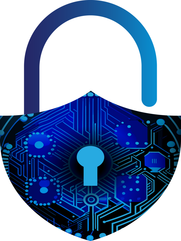 Modern Technology Cybersecurity Icon Crop-out png