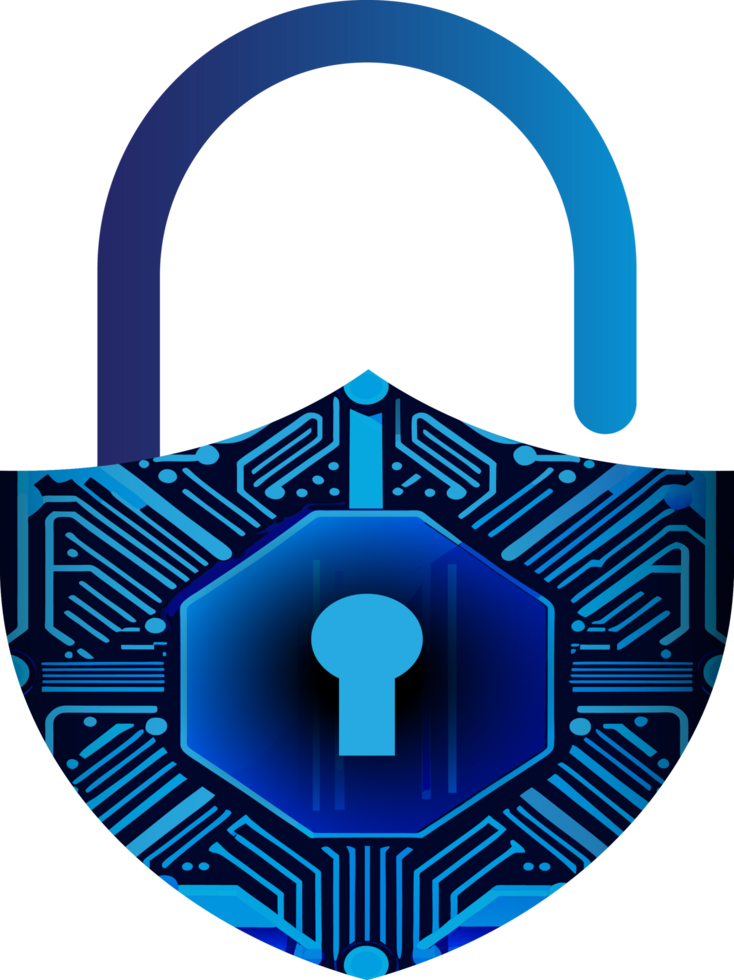Modern Technology Cybersecurity Icon Crop-out png