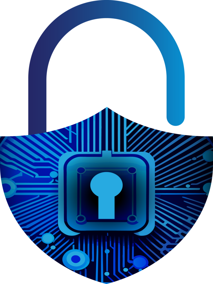 Modern Technology Cybersecurity Icon Crop-out png
